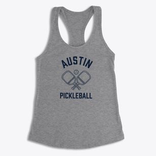 Austin Indiana Pickleball Women's Racerback Tank