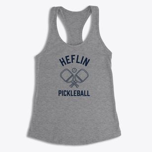 Heflin Alabama Pickleball Women's Racerback Tank