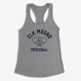 Elk Mound Wisconsin Pickleball Women's Racerback Tank