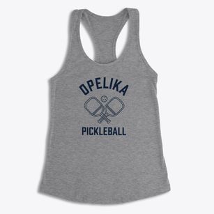 Opelika Alabama Pickleball Women's Racerback Tank