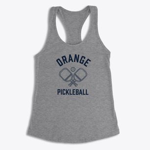 Orange California Pickleball Women's Racerback Tank