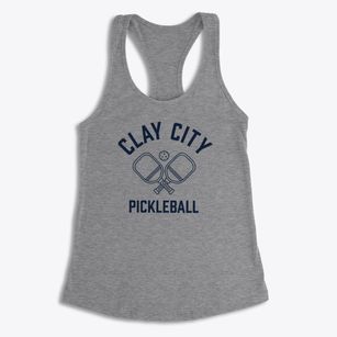 Clay City Kentucky Pickleball Women's Racerback Tank