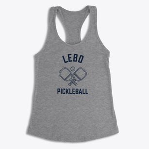 Lebo Kansas Pickleball Women's Racerback Tank