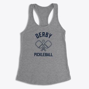 Derby Kansas Pickleball Women's Racerback Tank