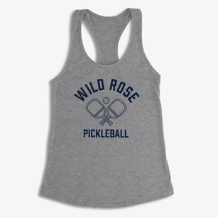 Wild Rose Wisconsin Pickleball Women's Racerback Tank