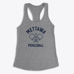 Mettawa Illinois Pickleball Women's Racerback Tank