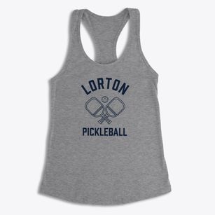 Lorton Virginia Pickleball Women's Racerback Tank
