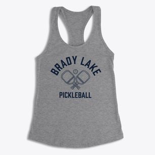 Brady Lake Ohio Pickleball Women's Racerback Tank
