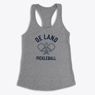 De Land Illinois Pickleball Women's Racerback Tank