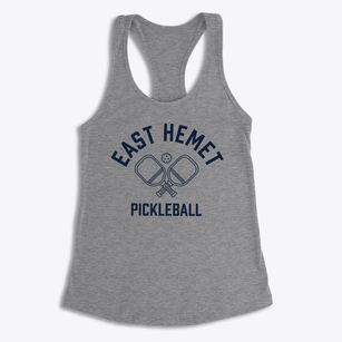 East Hemet California Pickleball Women's Racerback Tank