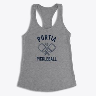 Portia Arkansas Pickleball Women's Racerback Tank