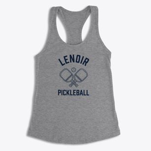 Lenoir North Carolina Pickleball Women's Racerback Tank
