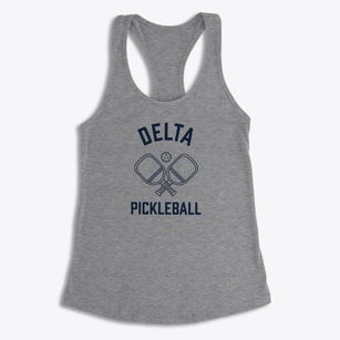 Delta Iowa Pickleball Women's Racerback Tank
