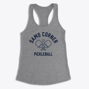 Sams Corner Oklahoma Pickleball Women's Racerback Tank