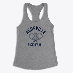 Asheville North Carolina Pickleball Women's Racerback Tank