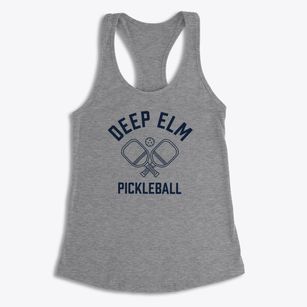 Deep Elm Arkansas Pickleball Women's Racerback Tank