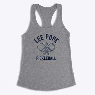 Lee Pope Georgia Pickleball Women's Racerback Tank