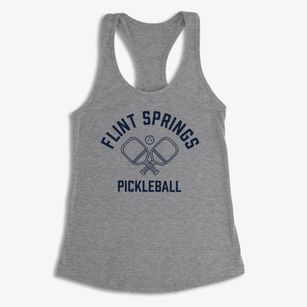 Flint Springs Tennessee Pickleball Women's Racerback Tank