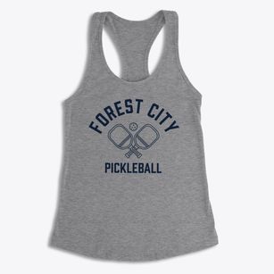 Forest City North Carolina Pickleball Women's Racerback Tank