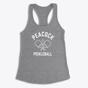 Peacock Virginia Pickleball Women's Racerback Tank