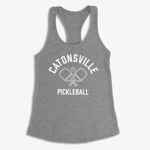 Catonsville Maryland Pickleball Women's Racerback Tank