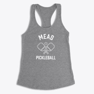 Mead Nebraska Pickleball Women's Racerback Tank