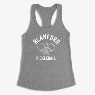 Blanford Indiana Pickleball Women's Racerback Tank