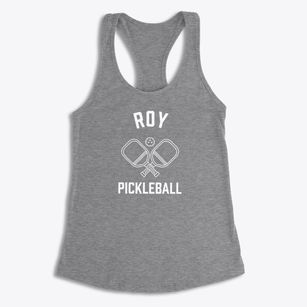 Roy Idaho Pickleball Women's Racerback Tank