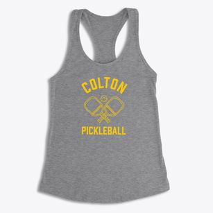 Colton Oregon Pickleball Women's Racerback Tank