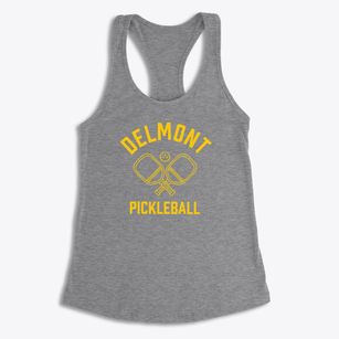 Delmont Ohio Pickleball Women's Racerback Tank
