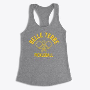 Belle Terre Louisiana Pickleball Women's Racerback Tank