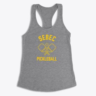 Sebec Maine Pickleball Women's Racerback Tank