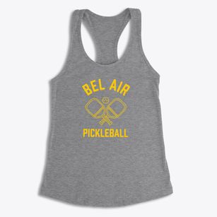 Bel Air Maryland Pickleball Women's Racerback Tank