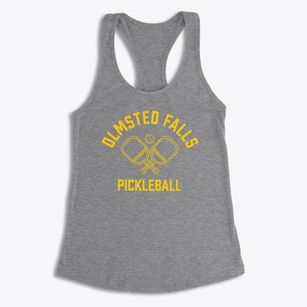 Olmsted Falls Ohio Pickleball Women's Racerback Tank