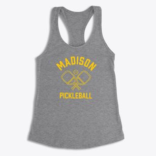Madison Wisconsin Pickleball Women's Racerback Tank