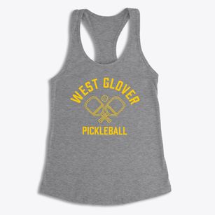 West Glover Vermont Pickleball Women's Racerback Tank