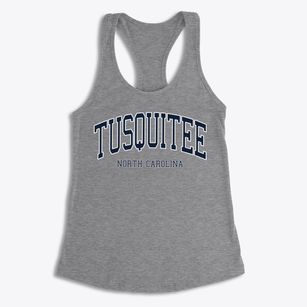 Tusquitee North Carolina Traditional Women's Racerback Tank