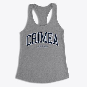 Crimea Louisiana Traditional Women's Racerback Tank