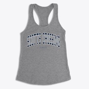 Scotts Crossing Ohio Traditional Women's Racerback Tank