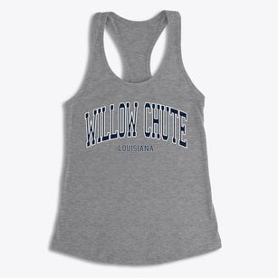 Willow Chute Louisiana Traditional Women's Racerback Tank