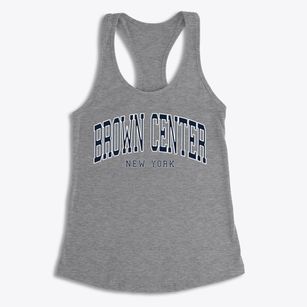 Brown Center New York Traditional Women's Racerback Tank