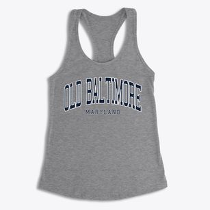Old Baltimore Maryland Traditional Women's Racerback Tank