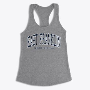 East Franklin North Carolina Traditional Women's Racerback Tank