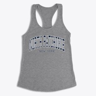North Patchogue New York Traditional Women's Racerback Tank