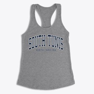 South Tunis North Carolina Traditional Women's Racerback Tank