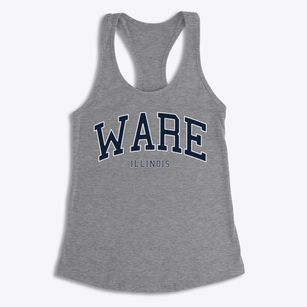 Ware Illinois Traditional Women's Racerback Tank
