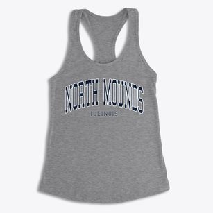 North Mounds Illinois Traditional Women's Racerback Tank
