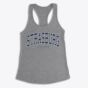 Strasburg Virginia Traditional Women's Racerback Tank