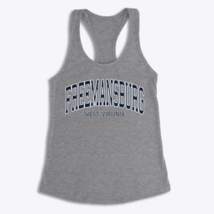 Freemansburg West Virginia Traditional Women's Racerback Tank