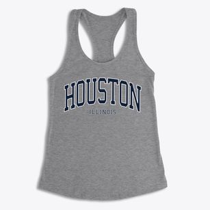 Houston Illinois Traditional Women's Racerback Tank